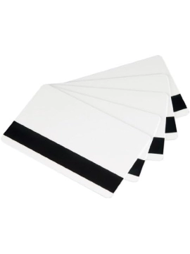 NEXT ACCESS White Blank CR80 30 Mil PVC Cards with High Coercivity Mag Stripe